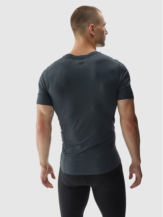 4F 4F T-shirt 4FWAW24TFTSM1004-22M Grigio Slim Fit