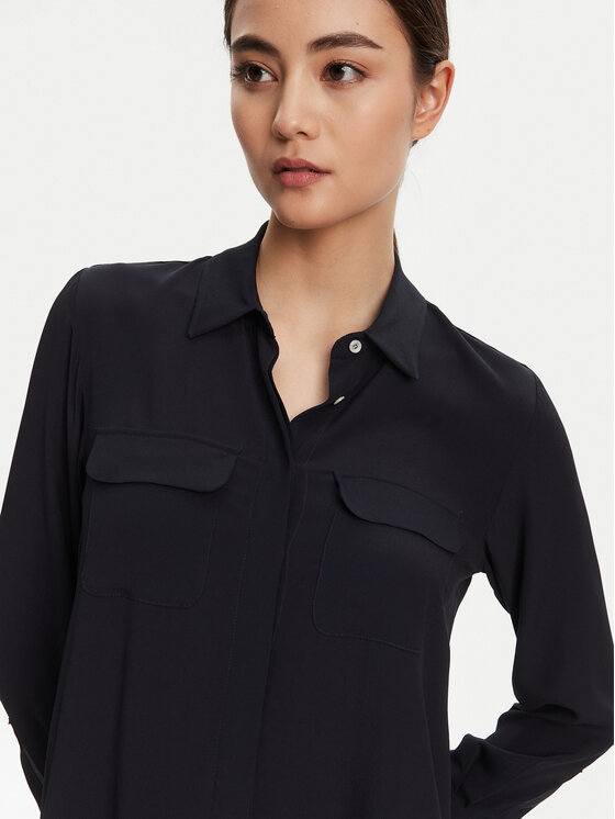 Marella Marella Camicia Calabra 2523116061 Blu scuro Regular Fit