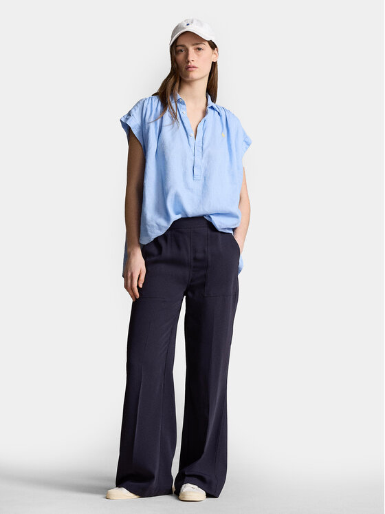 Polo Ralph Lauren Polo Ralph Lauren Marškiniai 211935131003 Mėlyna Relaxed Fit