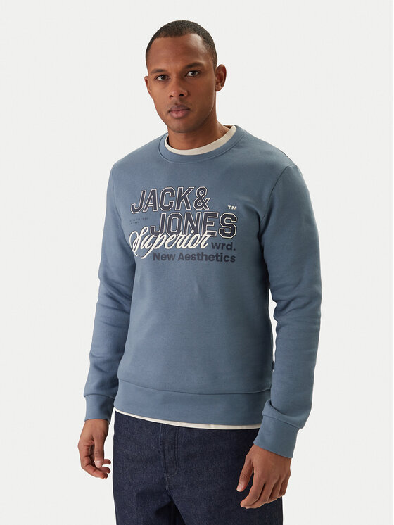Jack & Jones Bluză Elogo 12288925 Albastru Regular Fit
