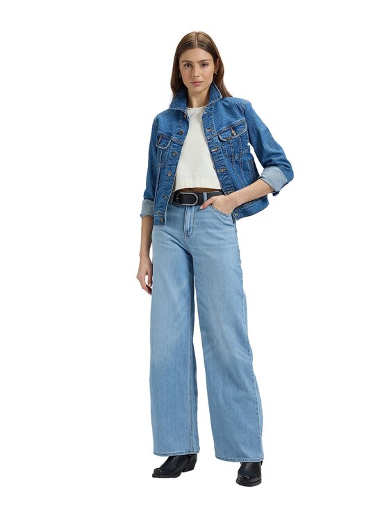Lee Lee Jeansy 112381378 Niebieski Slim Fit