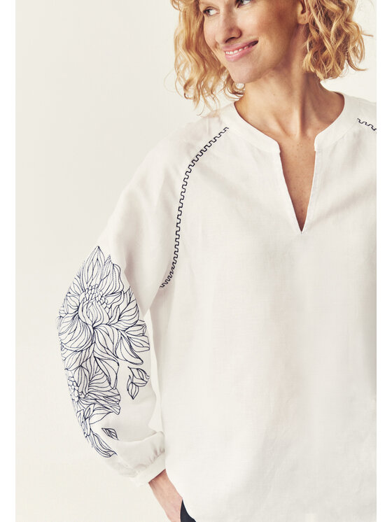 TATUUM TATUUM Blúzka KONTI Biela Classic Fit