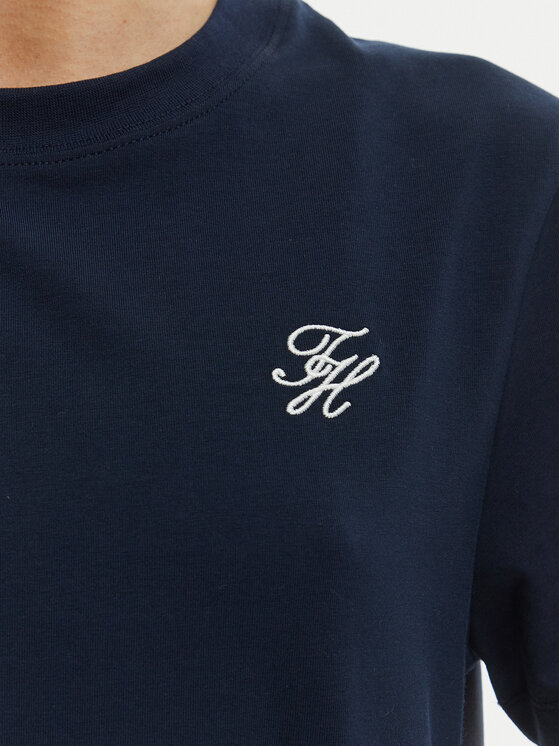 Tommy Hilfiger Tommy Hilfiger T-krekls WW0WW48699 Tumši zils Regular Fit