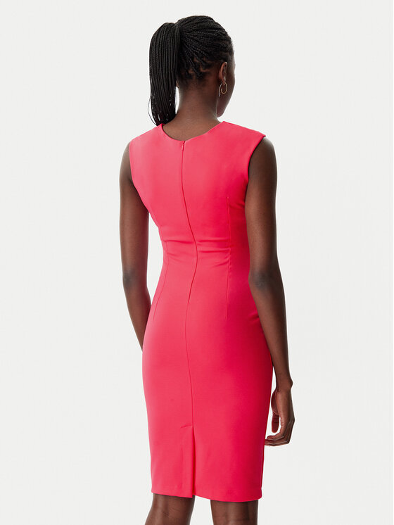 Rinascimento Rinascimento Sukienka koktajlowa CFC0122548003 Różowy Regular Fit