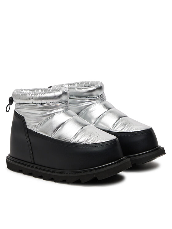 United Nude United Nude Škornji Zembla Bubble Bootie 10884141190 Srebrna