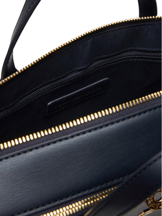 Tommy Hilfiger Tommy Hilfiger Taška na laptop Th Icon Laptop Bag AW0AW18004 Tmavomodrá