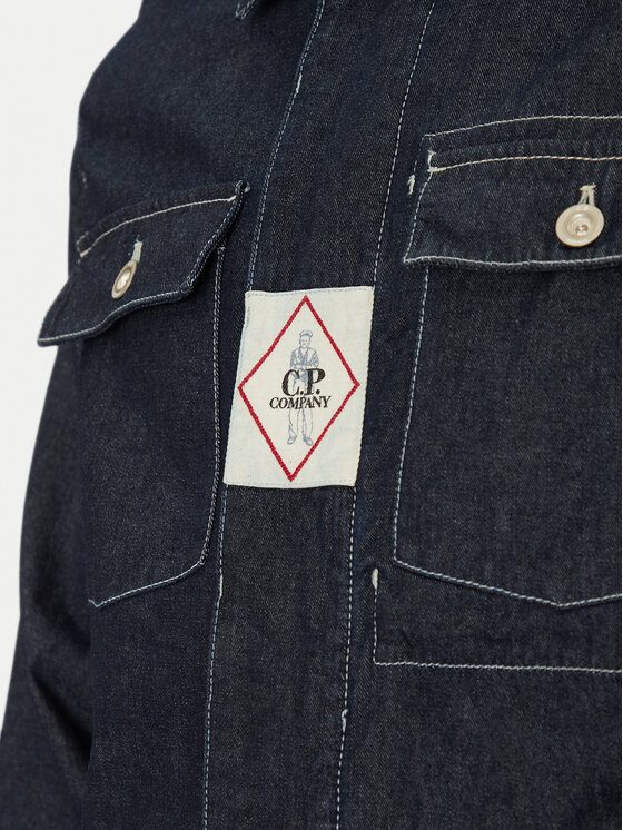 C.P. Company C.P. Company Kurtka jeansowa 18CMOW188A110295W Niebieski Regular Fit