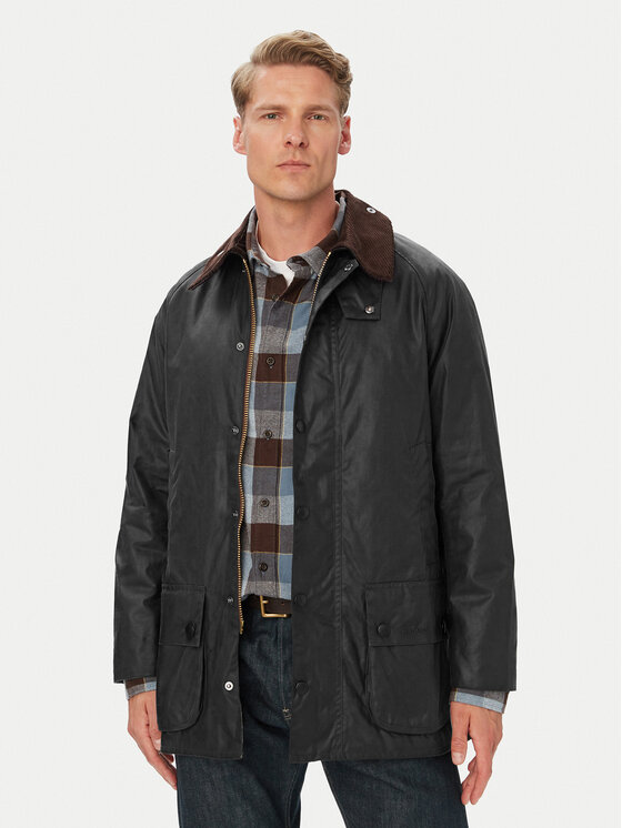 Barbour Barbour Prijelazna jakna MWX0017SG91 Beaufort Tamno siva Regular Fit