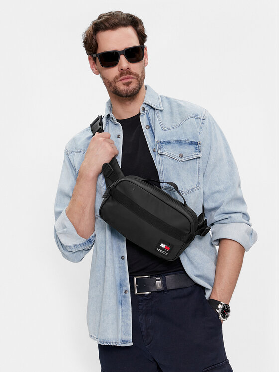 Tommy Jeans Gürteltasche Tjm Daily + Bum Bag AM0AM11963 Schwarz 