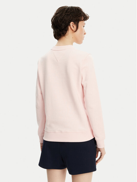Tommy Jeans Tommy Jeans Pulóver Essential DW0DW20639 Rózsaszín Regular Fit