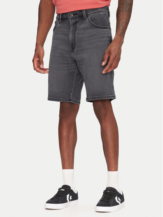 Wrangler Wrangler Pantaloni scurți de blugi Texas 112364833 Gri Regular Fit