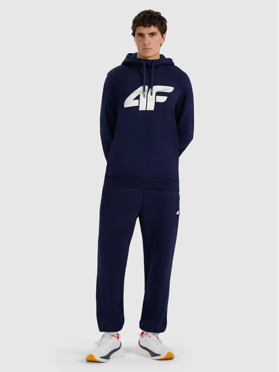 4F 4F Spodnie dresowe NOS Granatowy Regular Fit