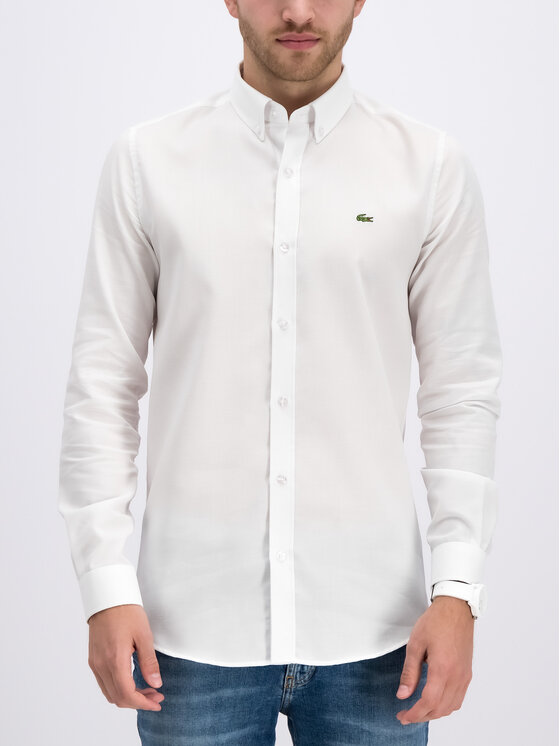Chemise lacoste blanche slim online