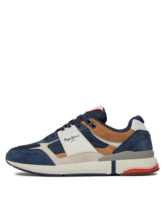 Pepe Jeans Pepe Jeans Sneakersy London Pro Mesh PMS60014 Tmavomodrá