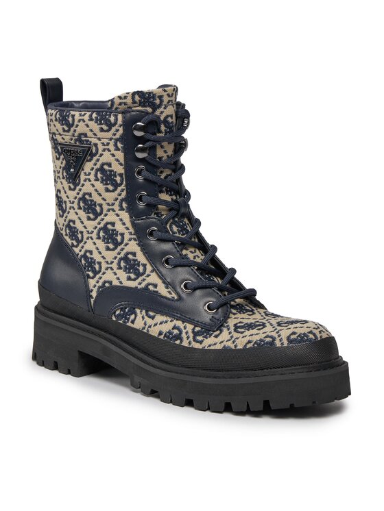 Guess Guess Trapper stila apavi Bada FL7BDA FAL10 Tumši zils