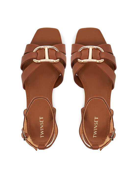 TWINSET TWINSET Sandalen Ciabatta 251GCJ04A Braun