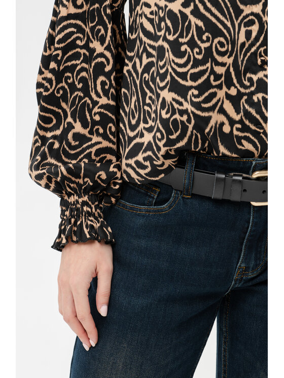 blue shadow blue shadow Koszula Lara 2 Czarny Regular Fit