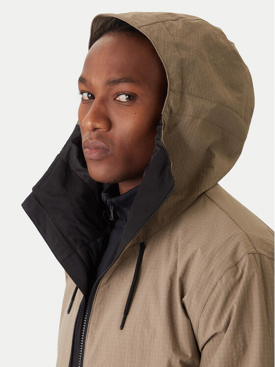 Quiksilver Quiksilver Giacca da snowboard Hight In The Hood JK EQYTJ03517 Marrone Relaxed Fit