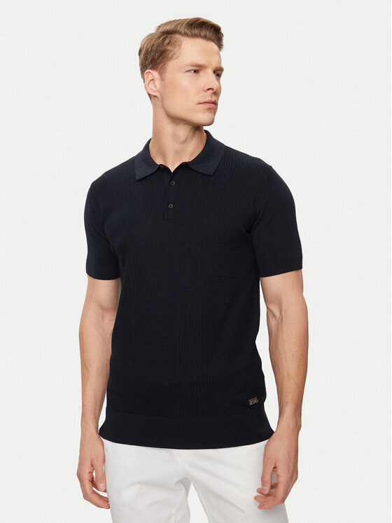 KARL LAGERFELD Polokošeľa 655040 542307 Tmavomodrá Regular Fit