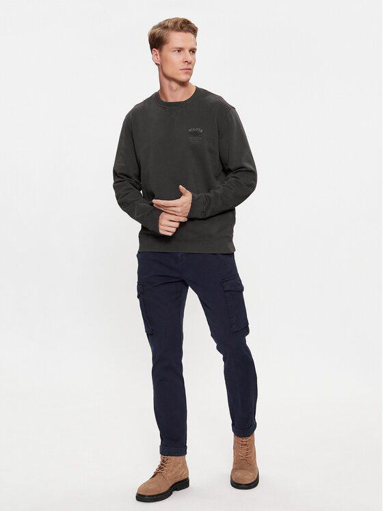 Aeronautica Militare Aeronautica Militare Суитшърт 232FE1829F533 Сив Regular Fit