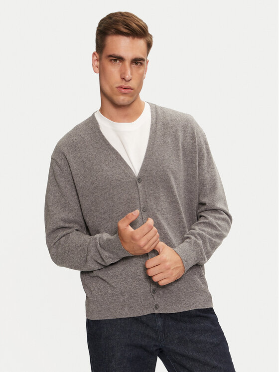 United Colors Of Benetton Cardigan 1002U601B Gris Regular Fit Modivo