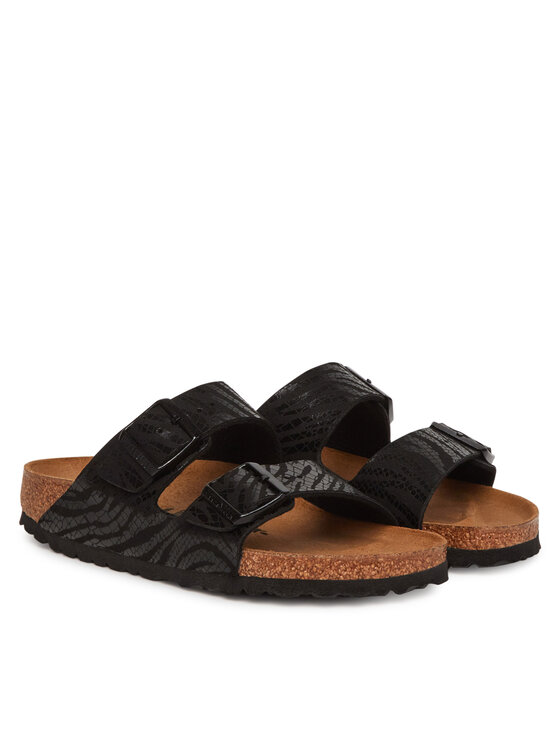Birkenstock Birkenstock Παντόφλες Arizona zebra 1029560 Μαύρο