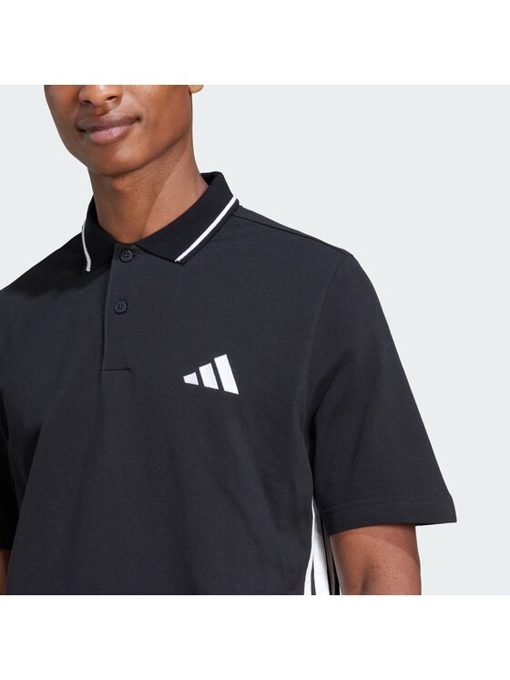 adidas adidas Polo 143471 Czarny Regular Fit