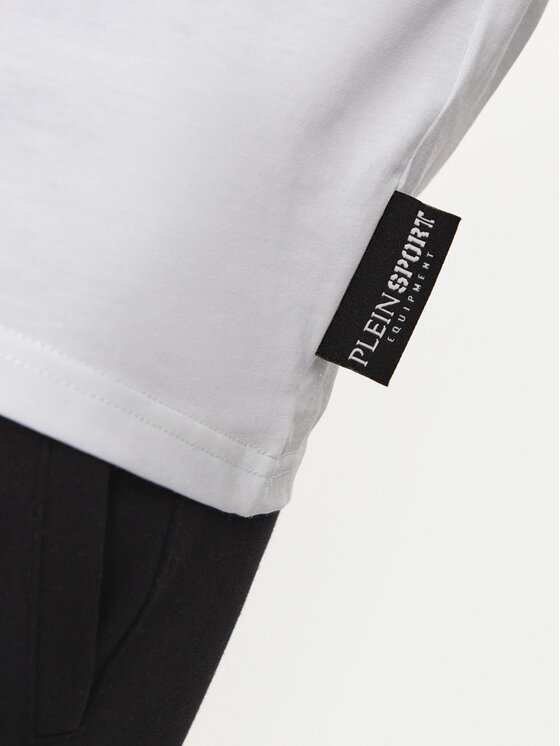 Plein Sport Plein Sport T-shirt AADC MTK7940 STE001N Bijela Regular Fit
