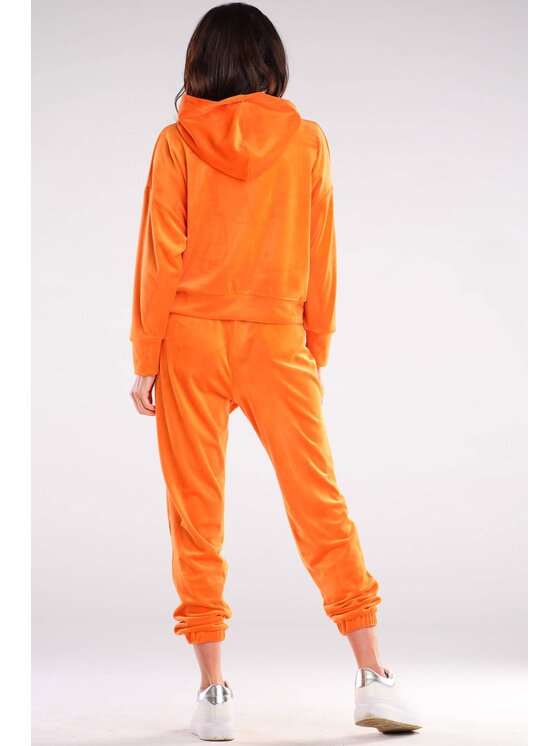 Awama Awama Bluza A412 Pomarańczowy Basic Fit