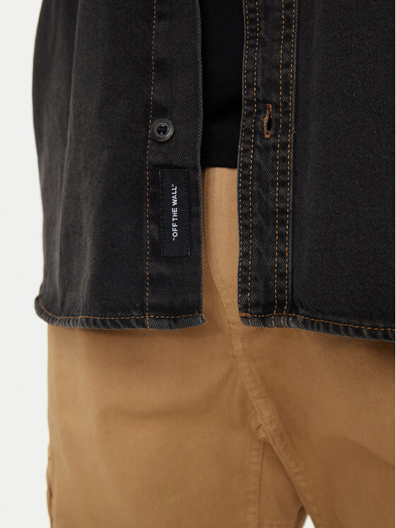 Vans Vans traper košulja Stevens VN000HNT Crna Loose Fit