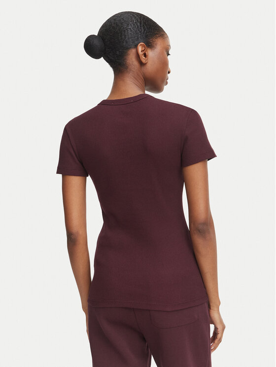 Lacoste Lacoste Marškinėliai TF5538 Vyšninė Slim Fit
