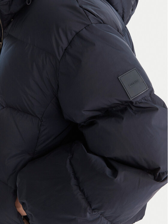 Calvin Klein Calvin Klein Kurtka puchowa LV044D525G Granatowy Relaxed Fit