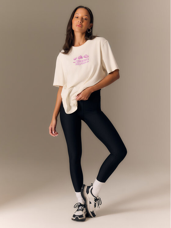 4F 4F Legginsy BLOOM MODE Czarny Slim Fit