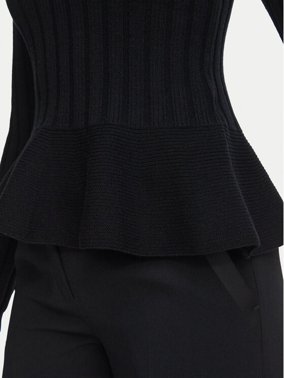 Rinascimento Rinascimento Blūze CFM0012308003 Melns Slim Fit