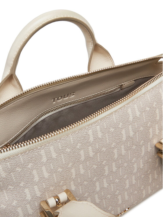 TOUS TOUS Handtasche Bowling Tous Buckles Silhouette 2002201501 Beige