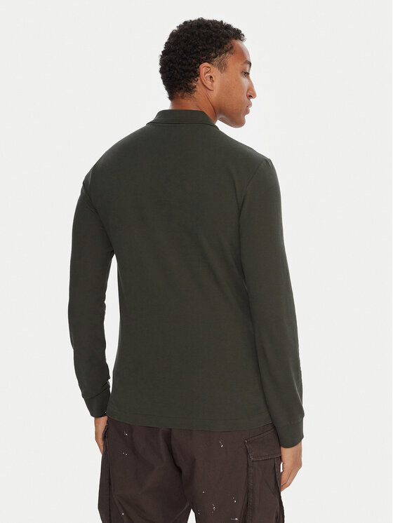 G-Star Raw G-Star Raw Тениска с яка и копчета Dunda D27683-5864 Сив Slim Fit