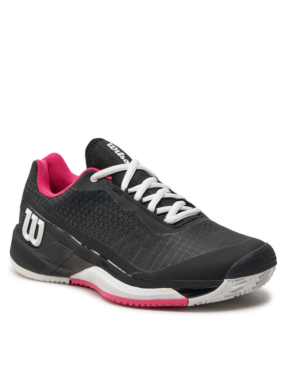 Wilson Wilson Boty na tenis Rush Pro 4.0 W Clay WRS332140 Černá