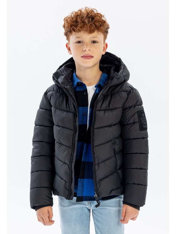 MINOTI MINOTI Kurtka zimowa 19coat50 Czarny Regular Fit
