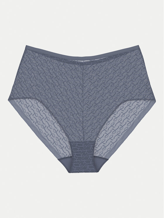 Triumph Triumph Klasične spodnje hlačke z visokim pasom Triumph Signature Sheer Maxi EX 10215936 Modra