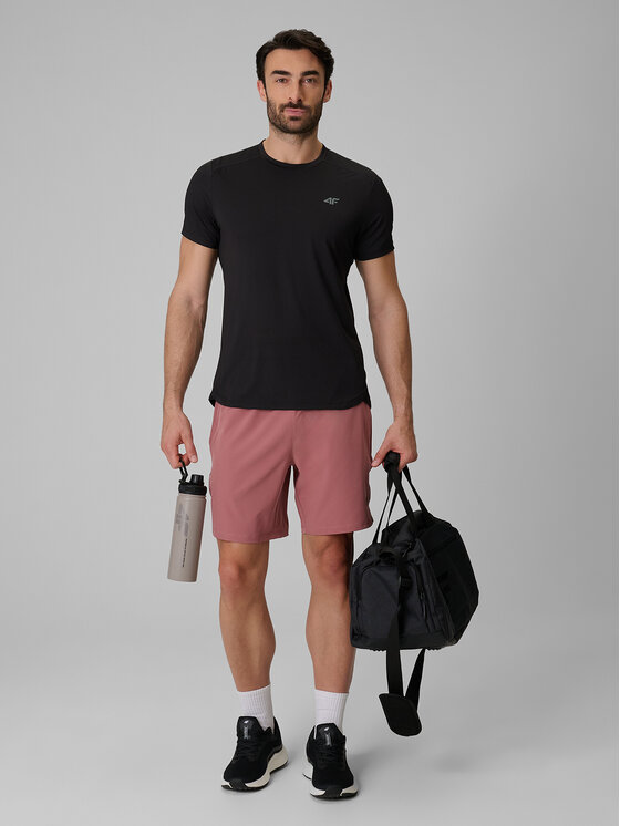 4F 4F Koszulka techniczna NO LIMITS Czarny Regular Fit