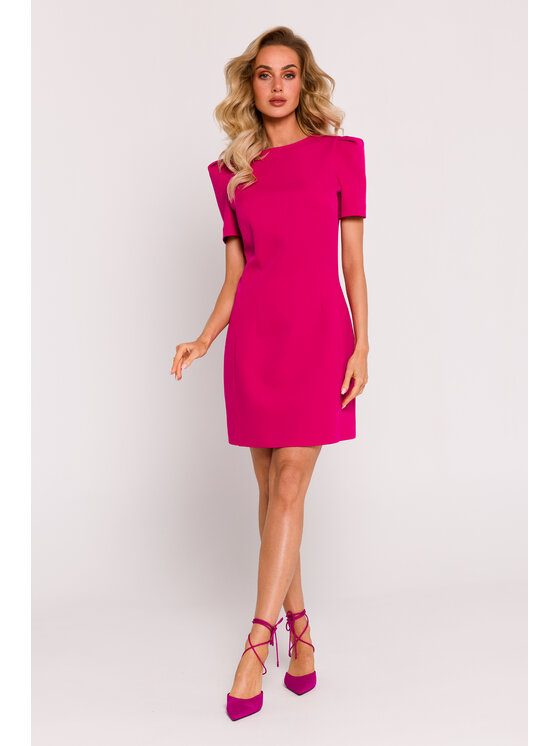 Made of Emotion Made of Emotion Večerní šaty M777 Růžová Generous Fit
