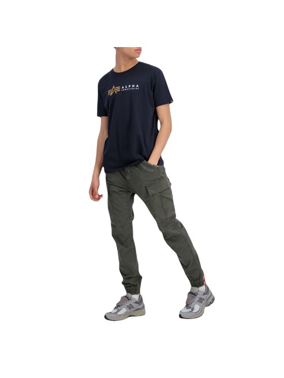 Alpha Industries Alpha Industries Tričko AI.118502-07-XL Tmavomodrá Regular Fit