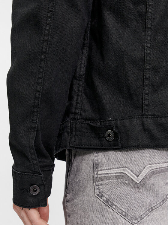 Pepe Jeans Pepe Jeans Kurtka jeansowa Pinners PM402885 Czarny Regular Fit