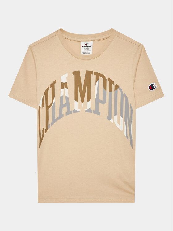 Champion Tricou 306362 Bej Regular Fit