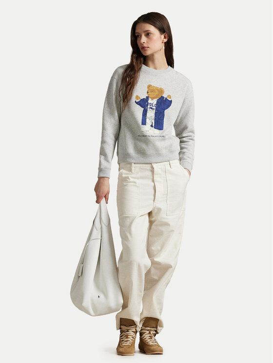 Polo Ralph Lauren Polo Ralph Lauren Mikina 211972794001 Šedá Relaxed Fit