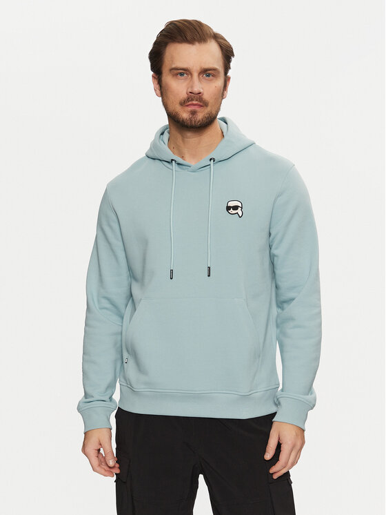 KARL LAGERFELD Mikina 705711 551900 Modrá Regular Fit