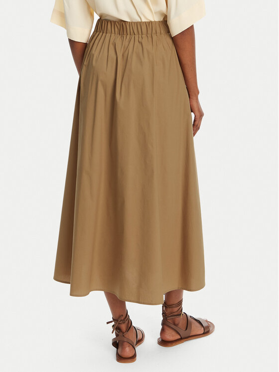 Marella Marella Gonna a trapezio Urali 2515101042 Marrone Regular Fit