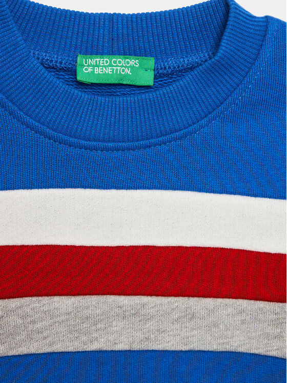 United Colors Of Benetton United Colors Of Benetton Bluza 3J68G10AQ Niebieski Regular Fit