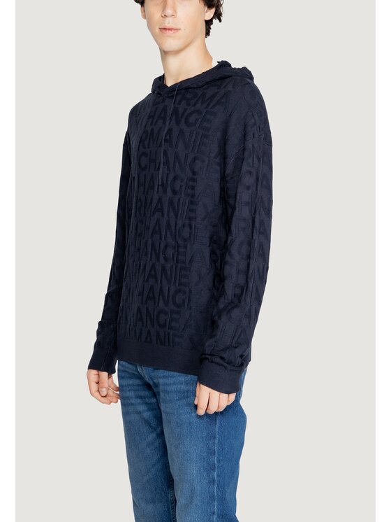 Armani Exchange Armani Exchange Sweter 6DZM1B ZM4DZ Niebieski Regular Fit