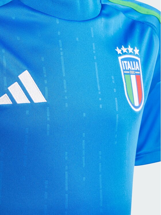 adidas adidas Koszulka techniczna Italy 24 Home Jersey Błękitny Regular Fit